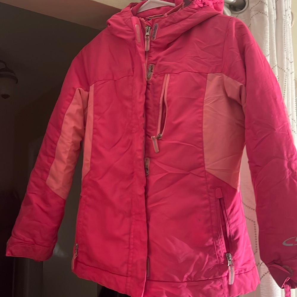 CHILDREN’S GIRLS 2pc WINTER/SPRING WEATHER JACKET/COAT PINK COMES WITH LINER